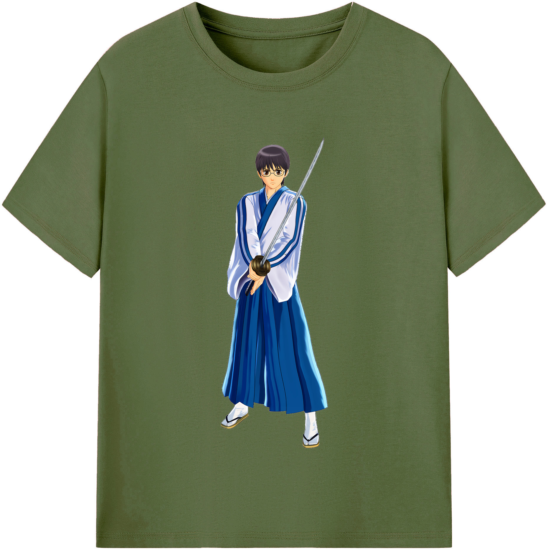 （画像用） ぎんたま 坂田銀時（さかたぎんとき） 神楽 志村新八（しむら しんぱち） GINTAMA Sakata Gintoki Kagura Shimura Shinpachi 綿100％半袖Tシャツ（フロントプリント）